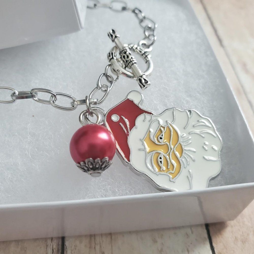 Santa Clause Toggle Lock Bracelet - Picture 2 of 9